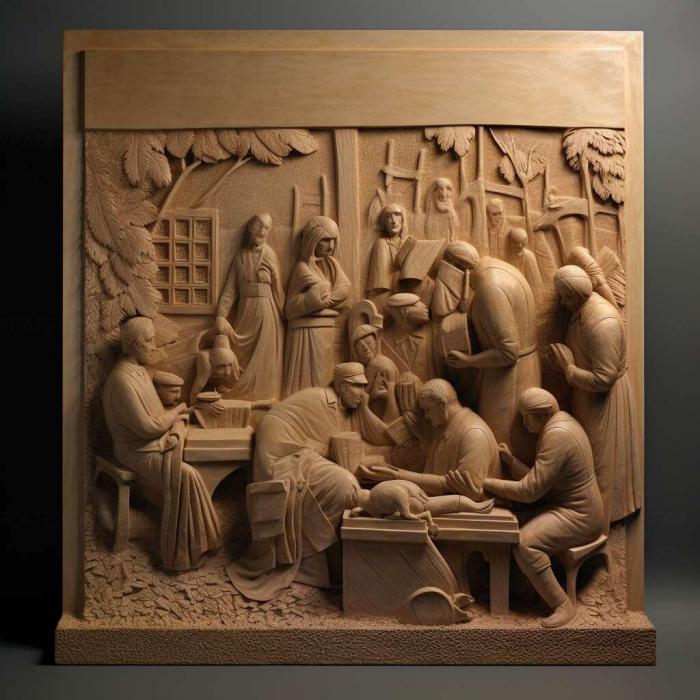 نموذج ثلاثي الأبعاد لآلة CNC 3D Art 